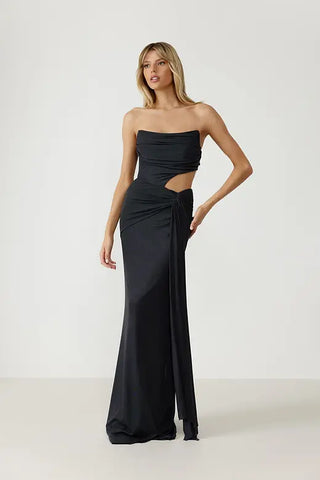 Fleur Dress - Charcoal Fleur Dress - Charcoal