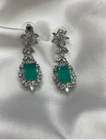 Aretes Esmeralda claros Aretes Esmeralda claros