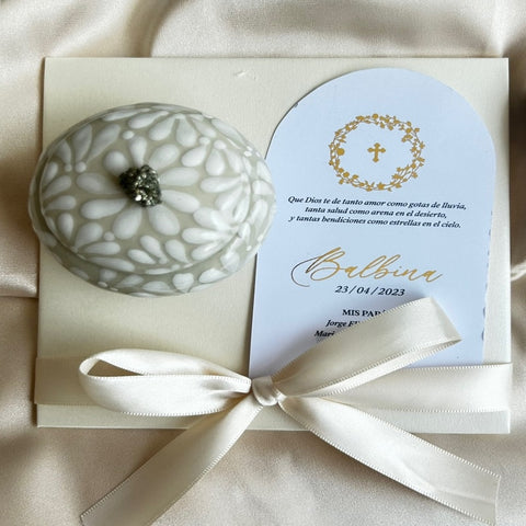 Alhajero Mini con pluma beige Alhajero Mini con pluma beige