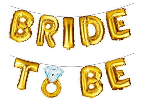 GLOBO BANNER BRIDE TO BE GLOBO BANNER BRIDE TO BE