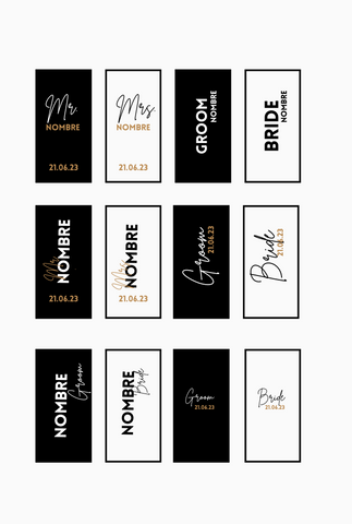 Termo For the Mr & Mrs personalizado Termo For the Mr & Mrs personalizado