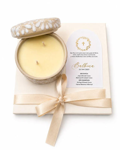 MINI BEIGE CANDLE