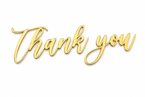 LETRAS ACRÍLICO THANK YOU