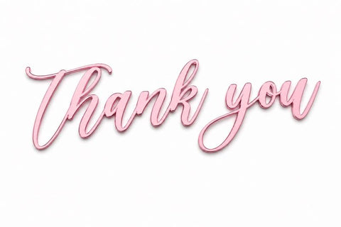 LETRAS ACRÍLICO THANK YOU