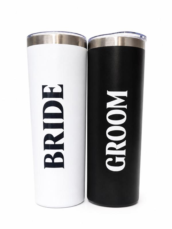 PAREJA TERMOS SKINI BRIDE AND GROOM