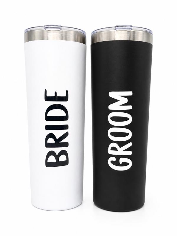 PAREJA TERMOS SKINI BRIDE AND GROOM