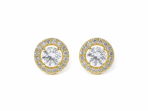 ARETES NOVIA AURI DORADOS