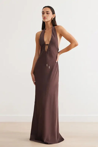 Diaz Dress - Chocolate