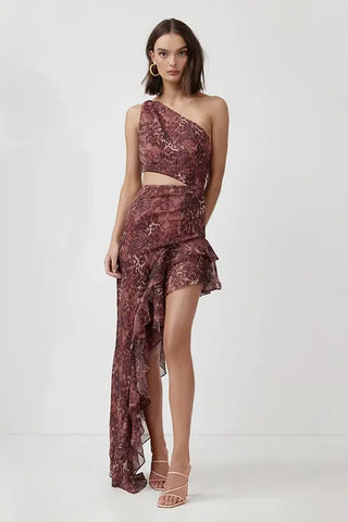 Vernon Dress - Wild Burgundy