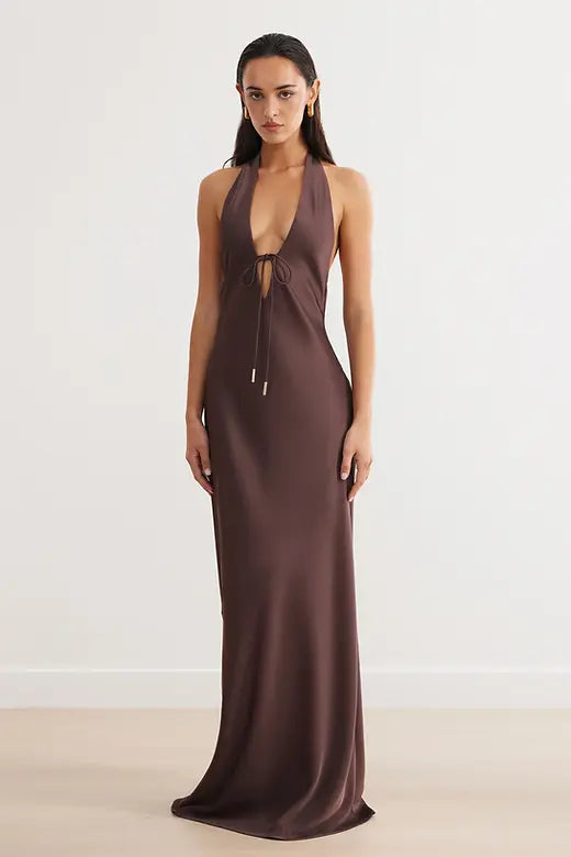 Diaz Dress - Chocolate