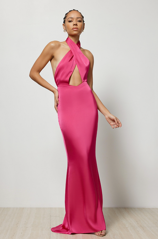 Fay Dress - Fuchsia