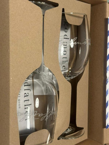 Set de regalo con copas personalizadas