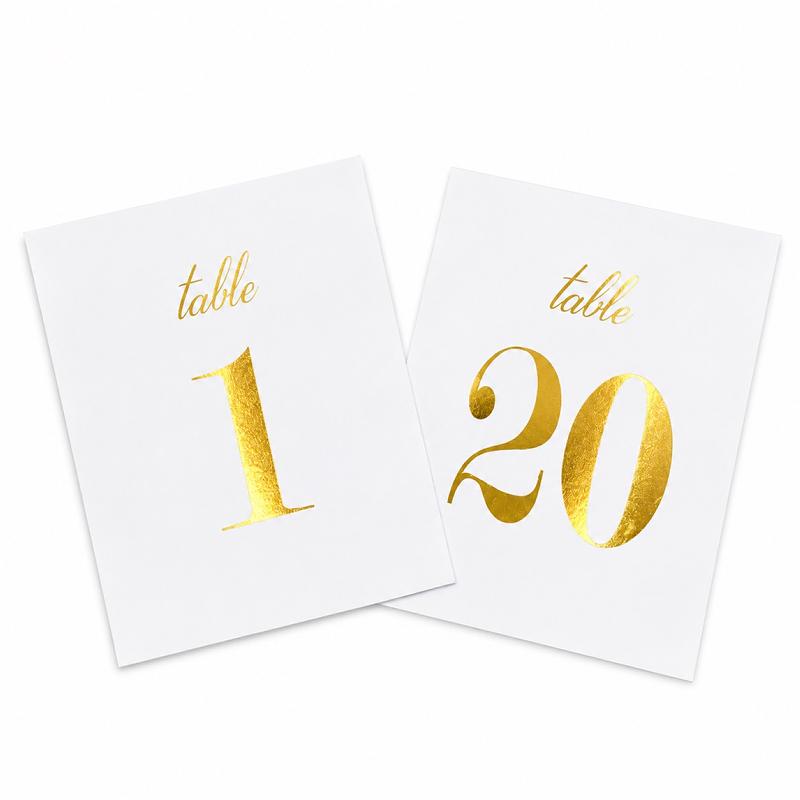 NUMEROS DE MESA DEL 1 AL 20