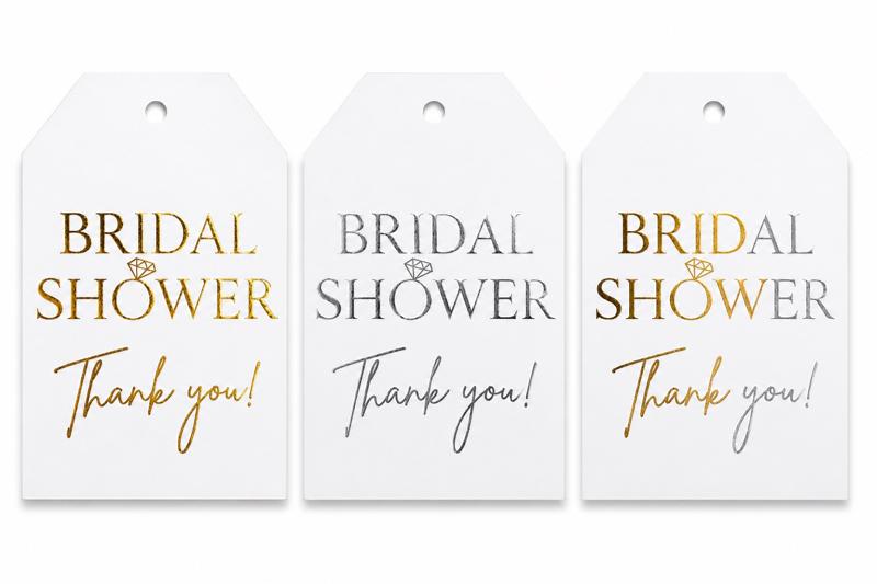TAG AGRADECIMIENTO "BRIDAL SHOWER"
