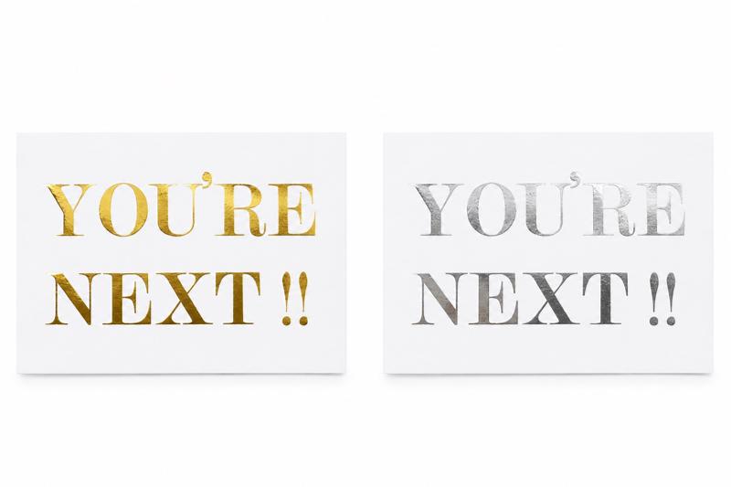 TAG POSTRES "YOU ARE NEXT"