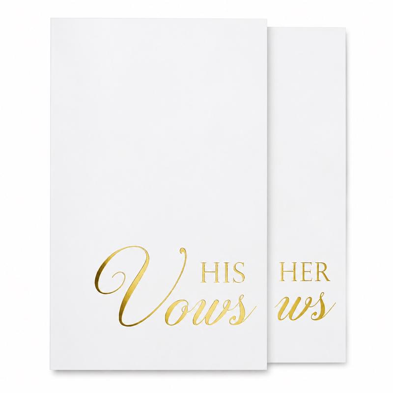 PAR DE CARTAS HIS+HER VOWS