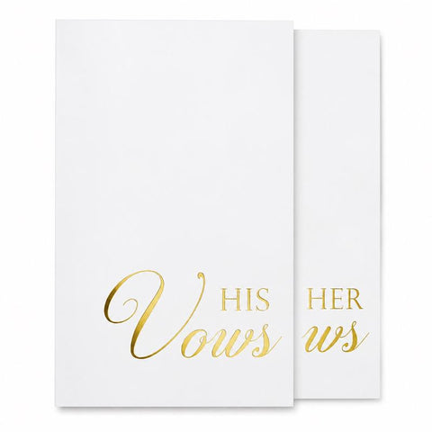 PAR DE CARTAS HIS+HER VOWS