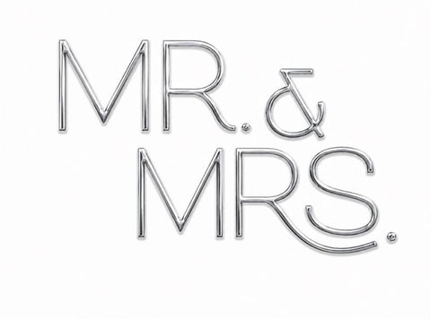 LETRAS ACRÍLICO MR & MRS