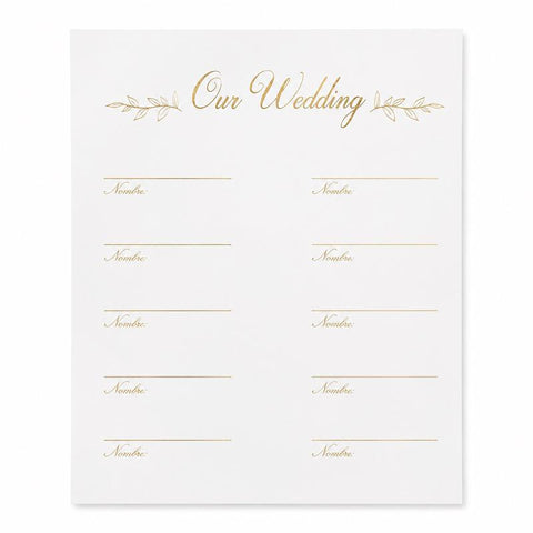 FIRMAS CIVIL "OUR WEDDING"