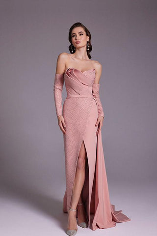 VESTIDO FIESTA NOUR FATHALLAH  DRAPED