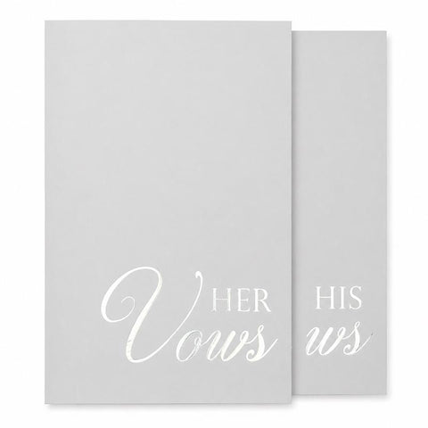 PAR DE CARTAS HIS+HER VOWS