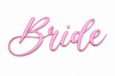 FRASE ACRÍLICO BRIDE