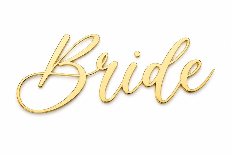 FRASE ACRÍLICO BRIDE