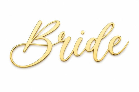 FRASE ACRÍLICO BRIDE