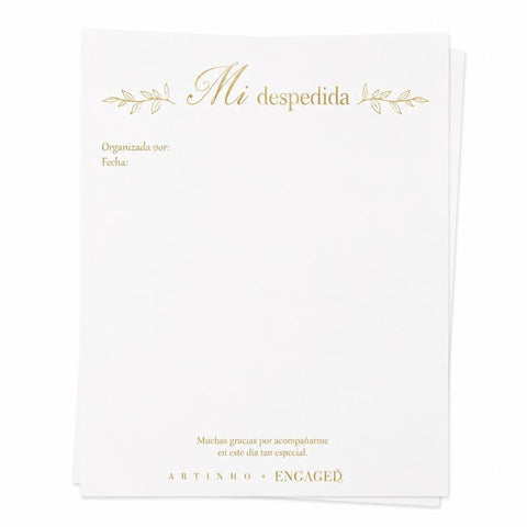 FIRMAS INVITADAS "MI DESPEDIDA"
