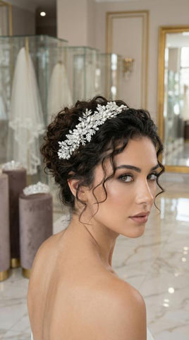 TOCADO NOVIA SELENE