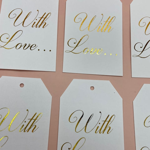 TAG AGRADECIMIENTO WITH LOVE