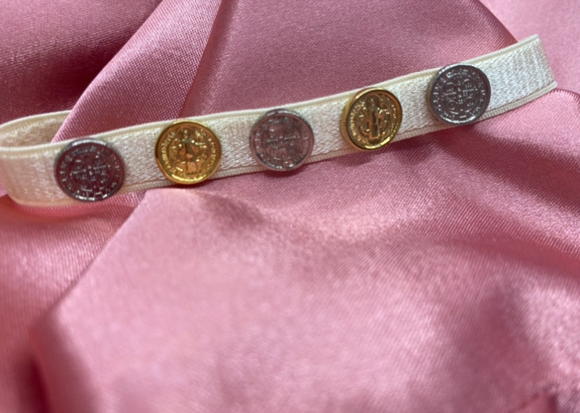 PULSERA SAN BENITO ROSA
