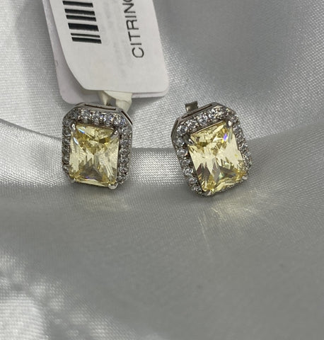 ARETES CITRINO RECTANGULARES