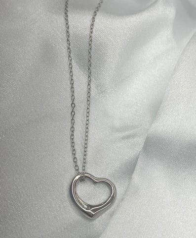 collar corazon inflado