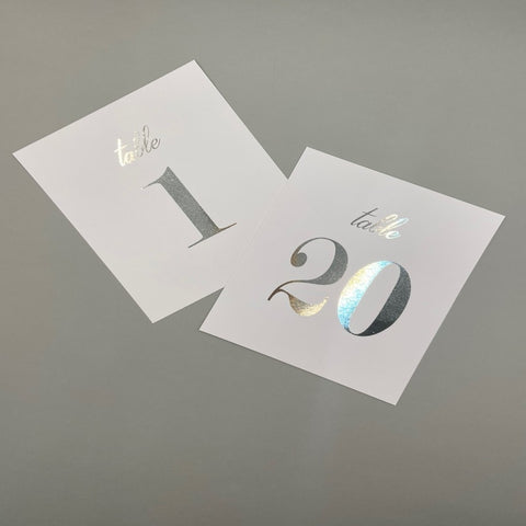 NUMEROS DE MESA DEL 1 AL 20