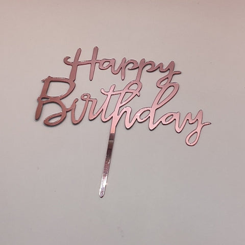 CAKE TOPPER HAPPY BIRTHDAY