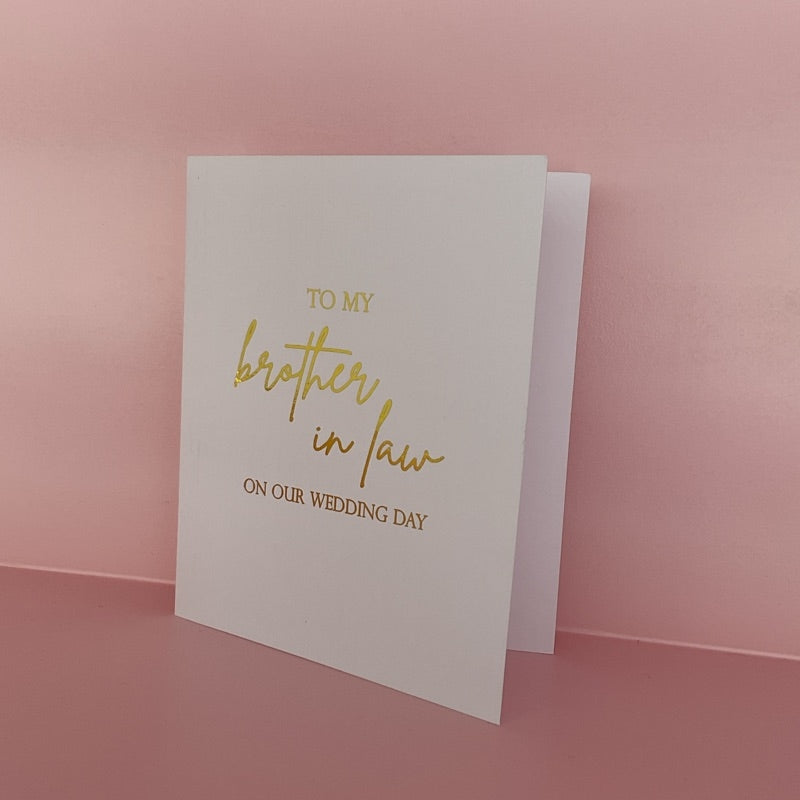 CARTA TO MY BROTHER IN LAW