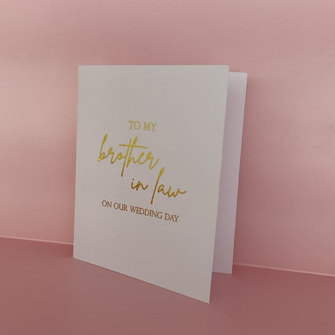 CARTA TO MY BROTHER IN LAW