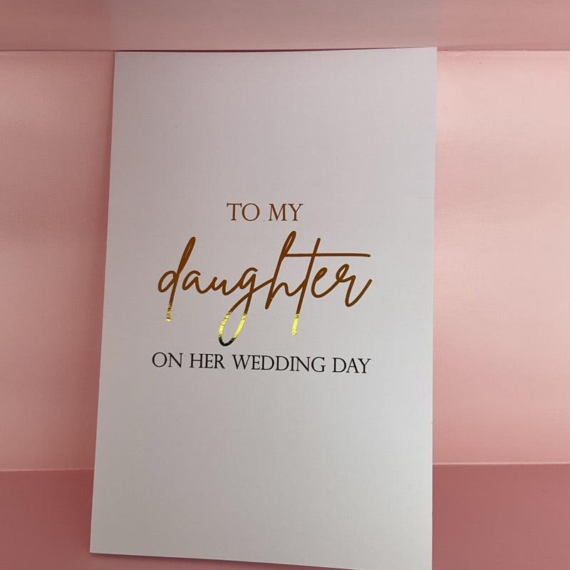 CARTA TO MY DAUGTHER