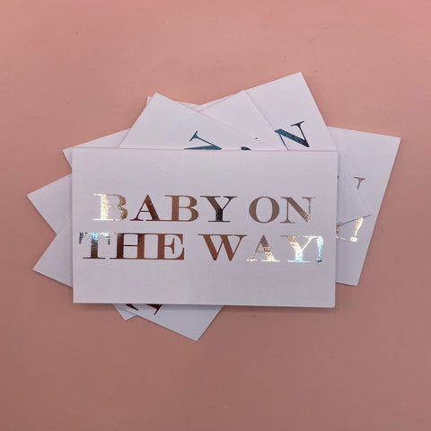 TAG POSTRES "BABY ON THE WAY"