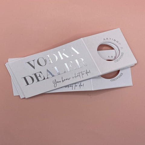 CAPITÁNES DE MESA "VODKA DEALER" 10pz