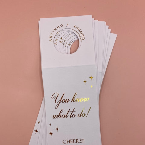 CAPITÁNES DE MESA "YOU KNOW WHAT TO DO" 10pz