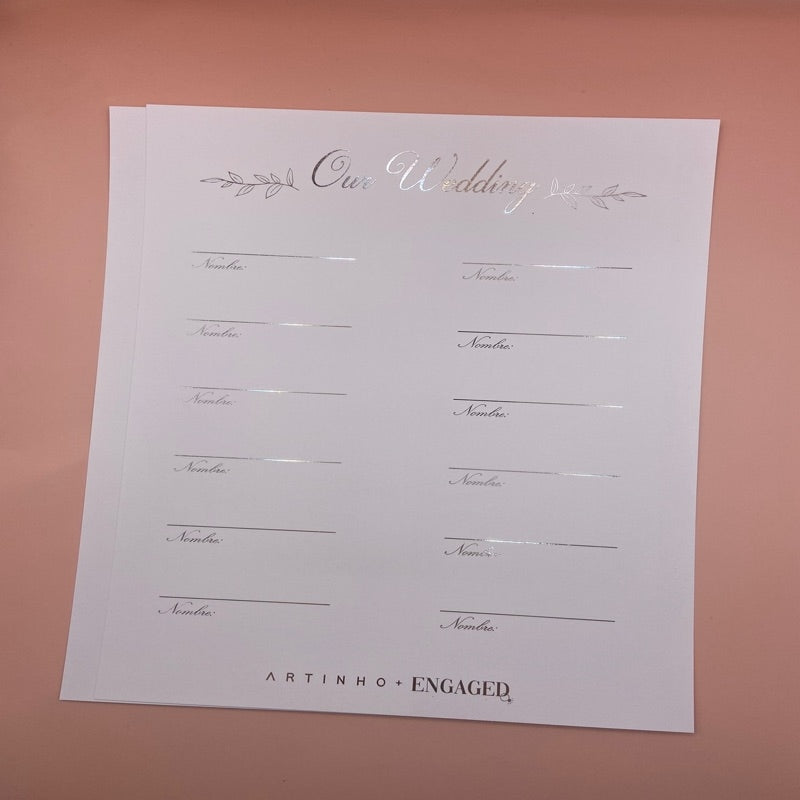 FIRMAS INVITADAS "DESPEDIDA SOLTERA"