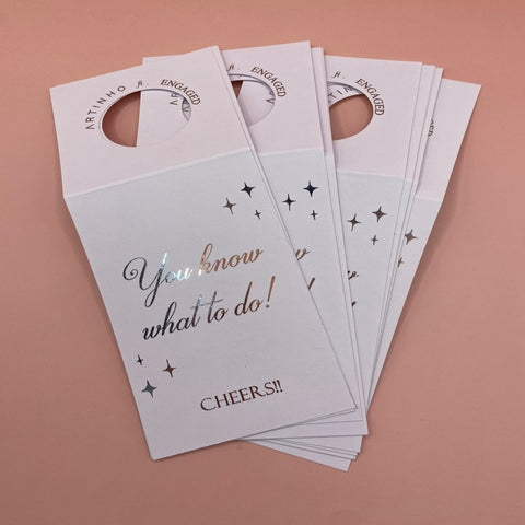 CAPITÁNES DE MESA "YOU KNOW WHAT TO DO" 10pz