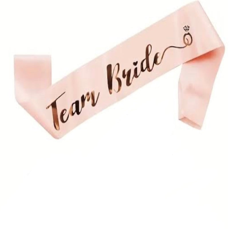 Sash team bride