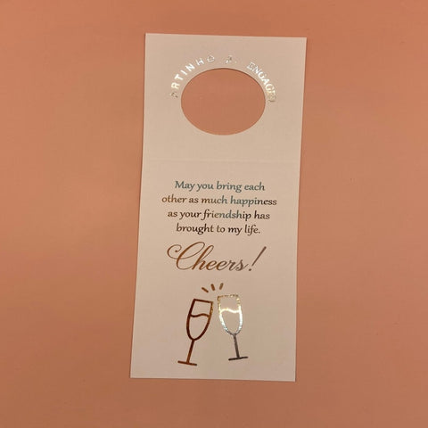 TARJETÓN VINO "CHEERS!"