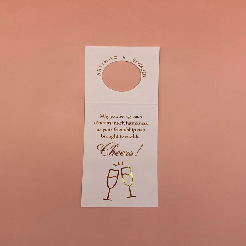TARJETÓN VINO "CHEERS!"