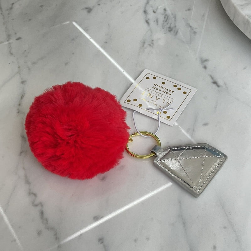 Llavero rojo diamante