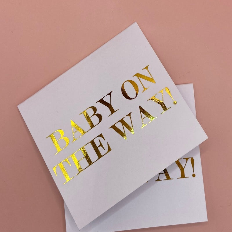 TAG POSTRES "BABY ON THE WAY"