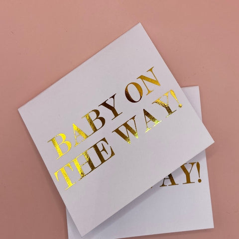 TAG POSTRES "BABY ON THE WAY"